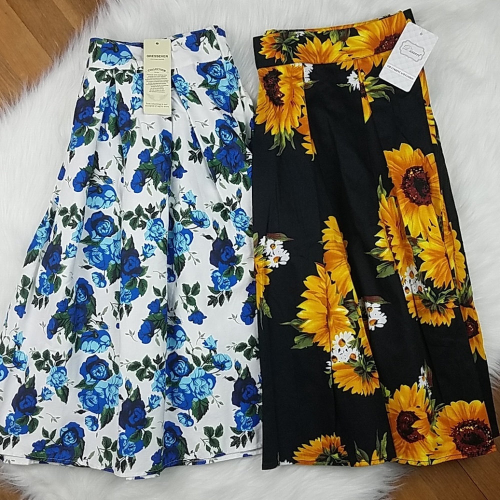 2 Dressever pleated skirts sz XXL